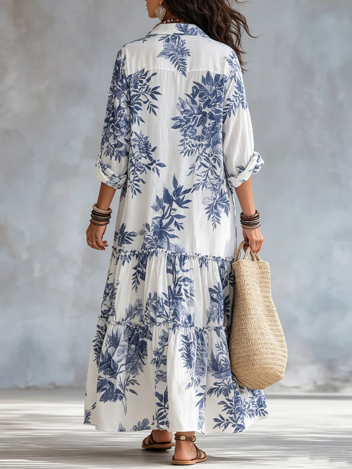 Phoebe | Bohemian Floral Maxi Dress