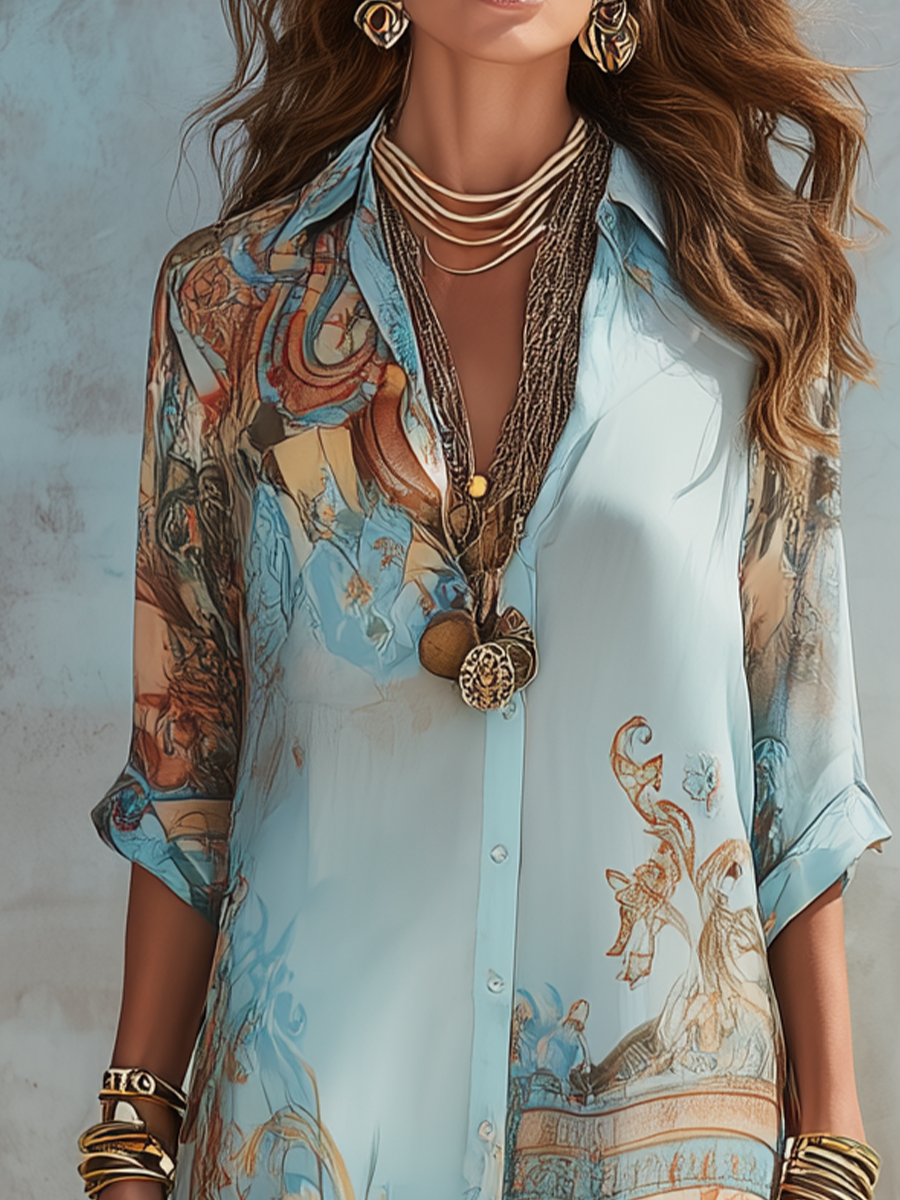 Audrey | Baroque Floral Maxi Dress