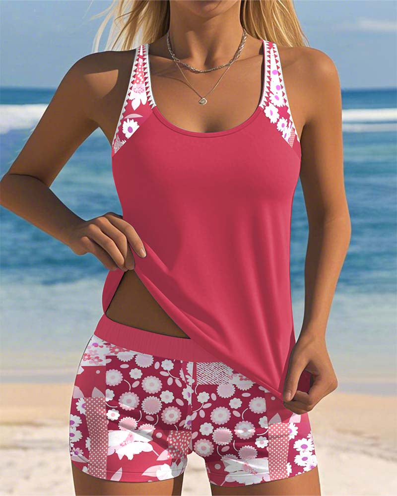 Waverly | Belly-Covering Swim Set