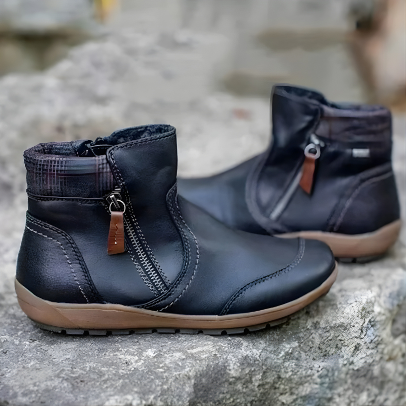 Moira™ Premium Zipper Orthopedic Waterproof Boots