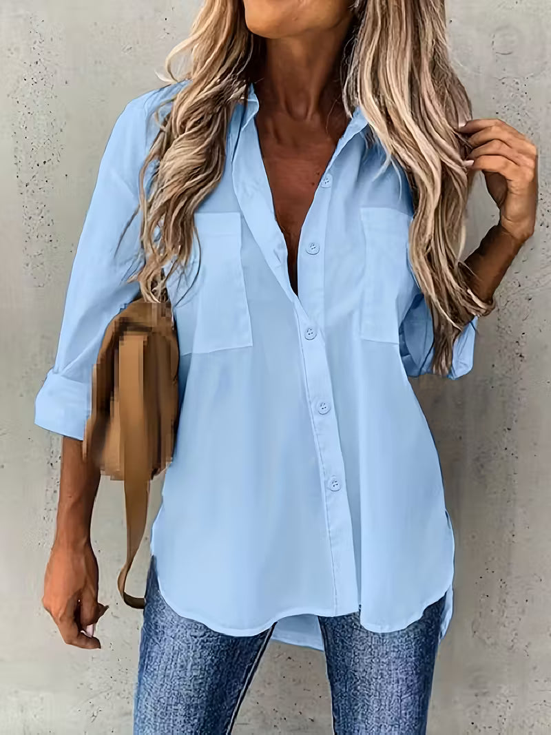MARLEY™ | CASUAL LONG SLEEVE BUTTON-UP SHIRT