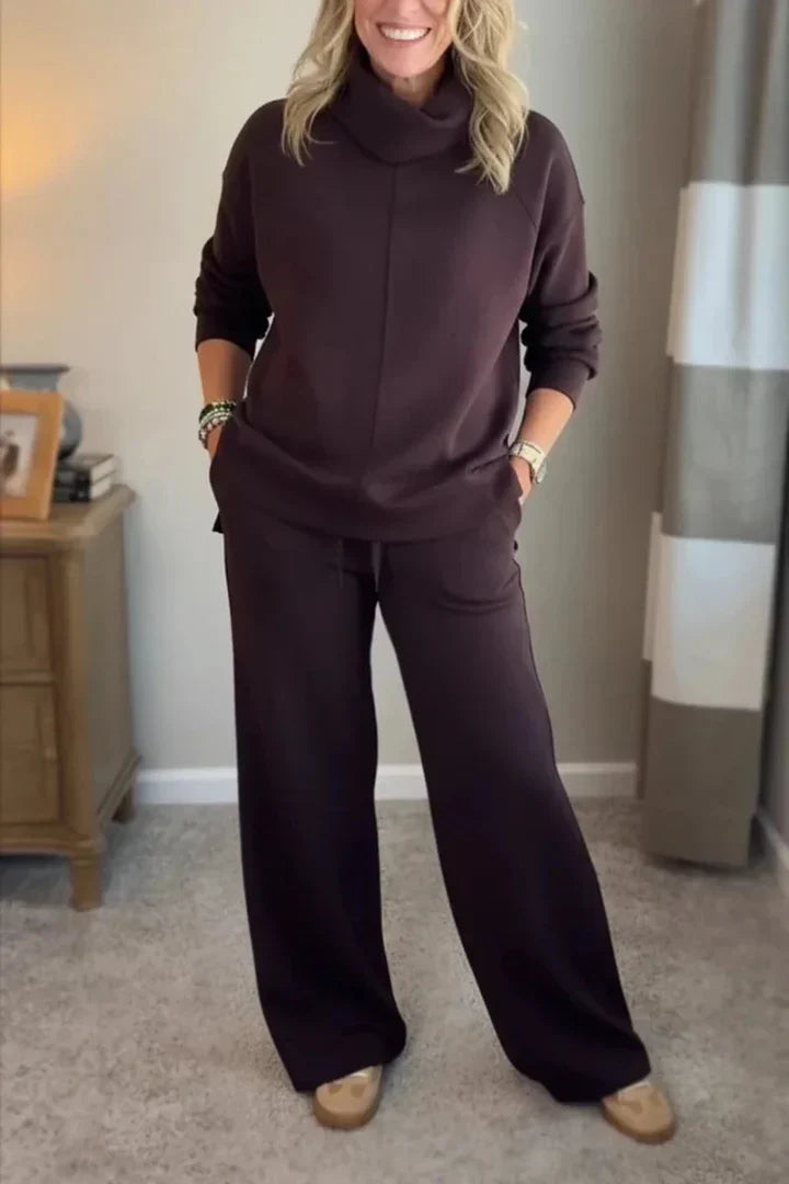 Colleen™ | Women Casual Turtle-neck 2 Piece