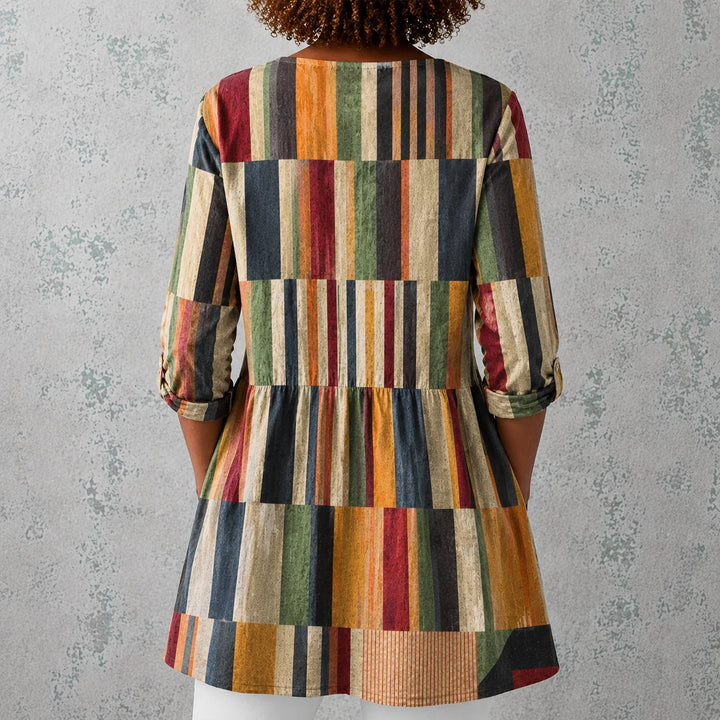 Lydia | Long Blouse with V-Neck