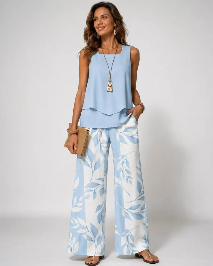 Sarah™ | Soft Blue Elegance