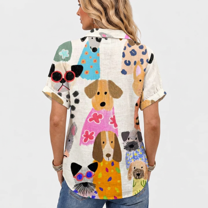 Pippa™ - Canine Collared Top