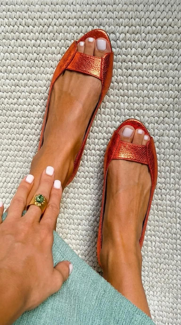 Adelina™ | Golden Comfort Chic Sandals