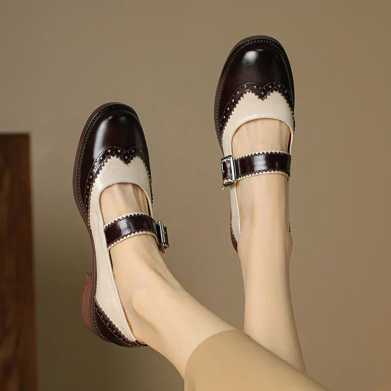 Miana | Leather Mary Janes