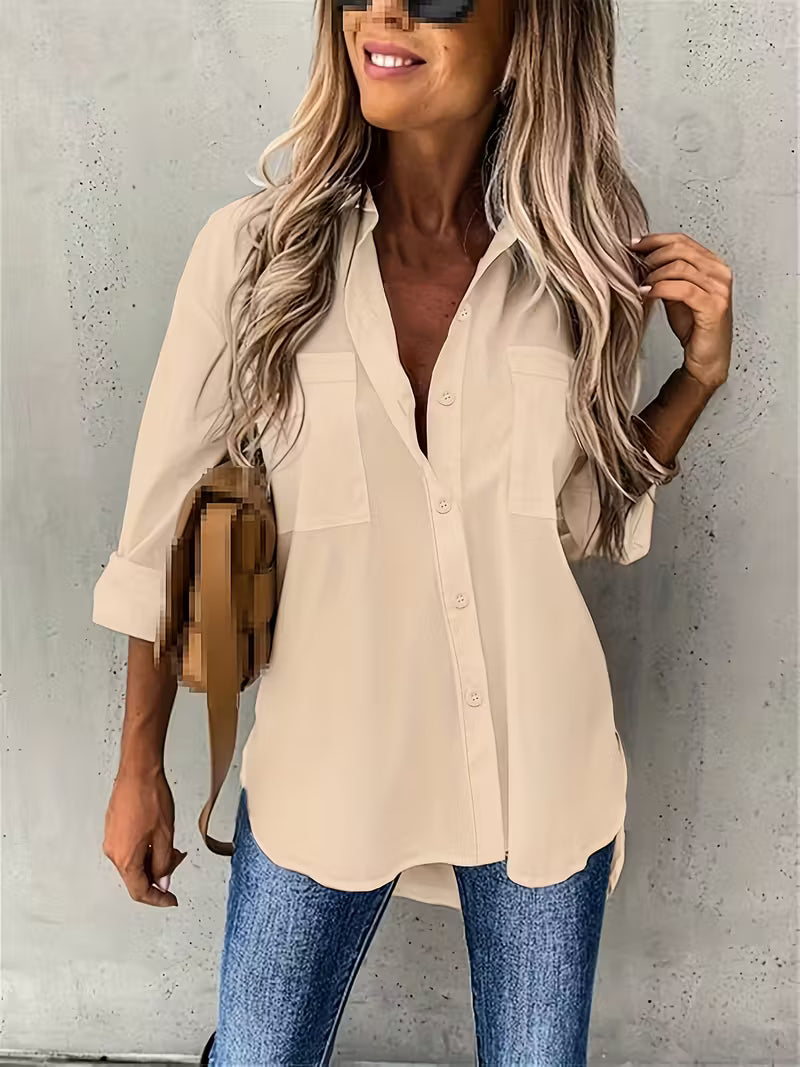 MARLEY™ | CASUAL LONG SLEEVE BUTTON-UP SHIRT
