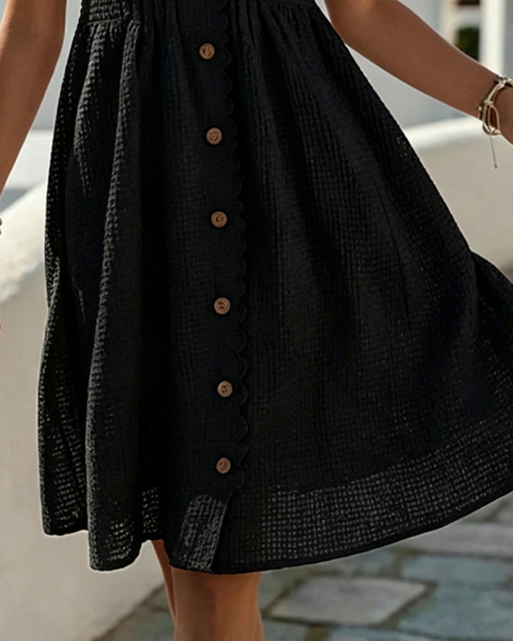 Clara | Balloon Sleeve Midi Dress